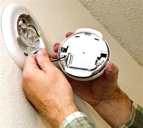 junction box smoke detector|how to hardwire smoke detectors.